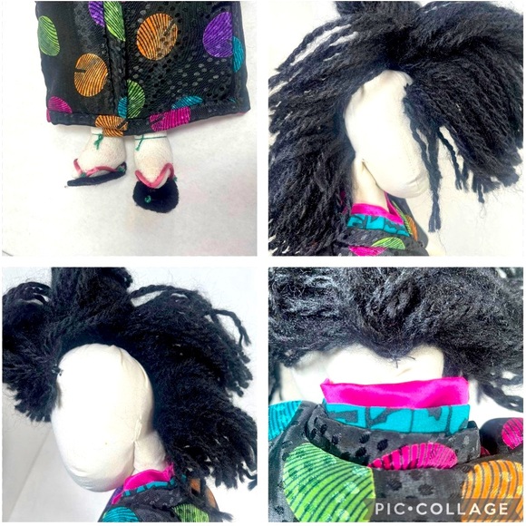Japanese likeness approx 21” cotton doll appears lovingly handmade Price Firm - Picture 8 of 10